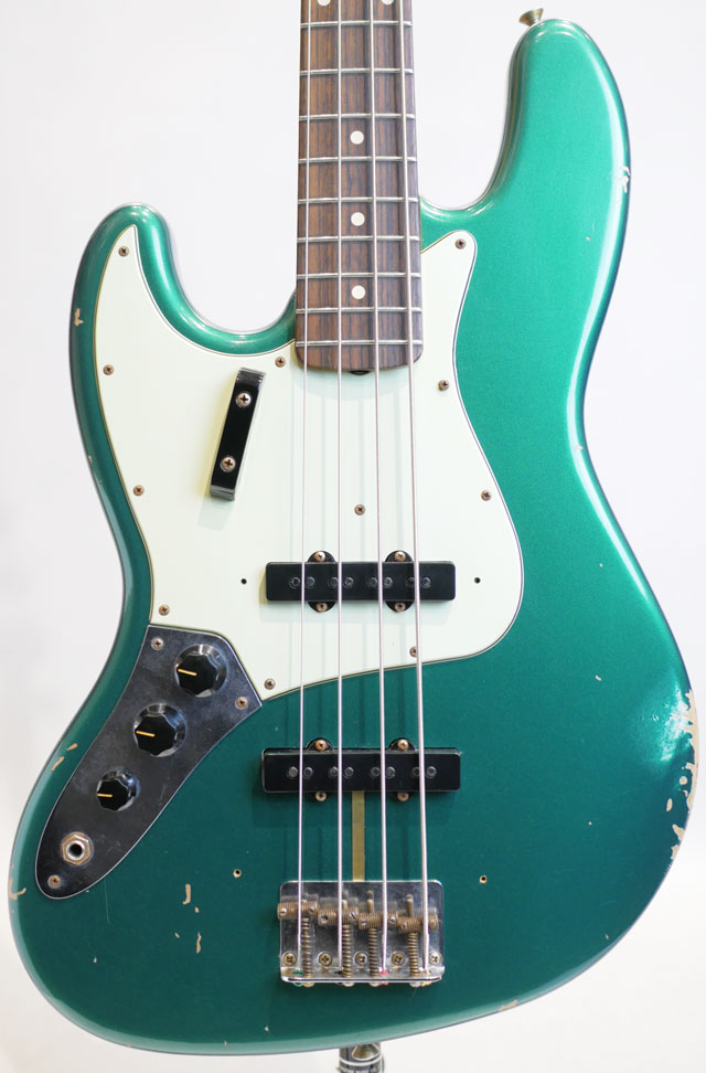 Custom Build 1962 Jazz Bass Relic LH MH/BRG 2021