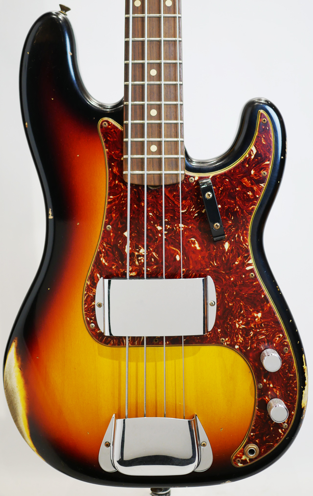 2021 Time Machine 1961 Precision Bass Relic 3tone Sunburst
