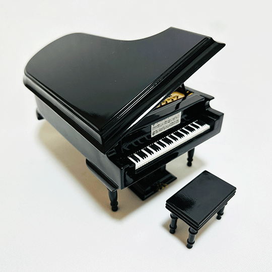 その他 ミニチュア楽器 グランドピアノ(18cm) 木製 その他 サブ画像1