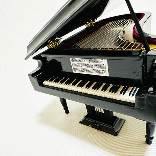 その他 ミニチュア楽器 グランドピアノ(18cm) 木製 その他 サブ画像4