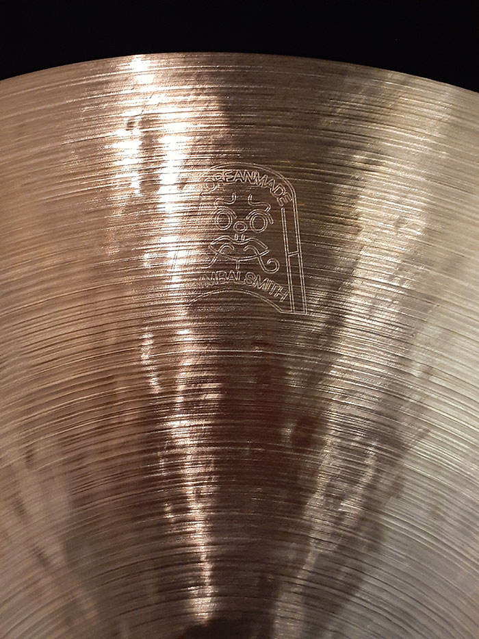 Cymbalsmith HYH 【Hand Crafted Cymbal】波（NAMI）19 1,665g シンバルスミス・ファンヨンハ サブ画像2