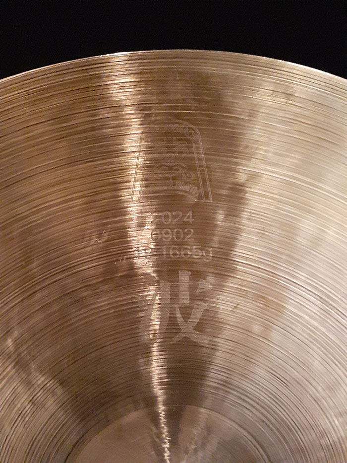 Cymbalsmith HYH 【Hand Crafted Cymbal】波（NAMI）19 1,665g シンバルスミス・ファンヨンハ サブ画像4