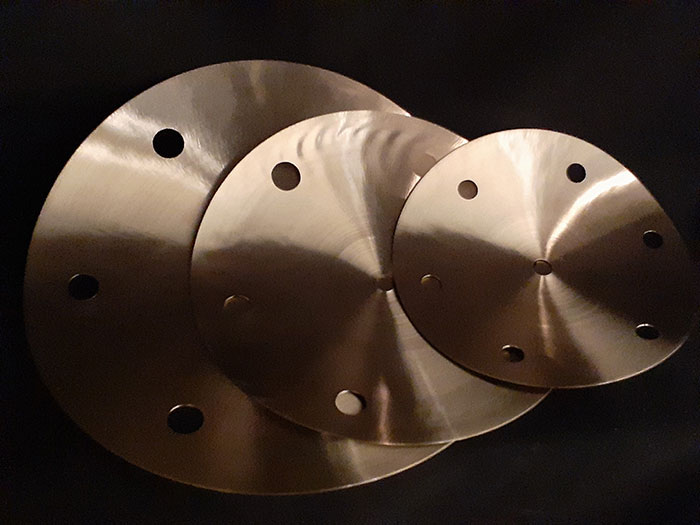 omete cymbals 【穴あきCLAP CYMBAL】CLAP STACK FX  6 AIR HOLES 8&10&12 SET オメテシンバル サブ画像5