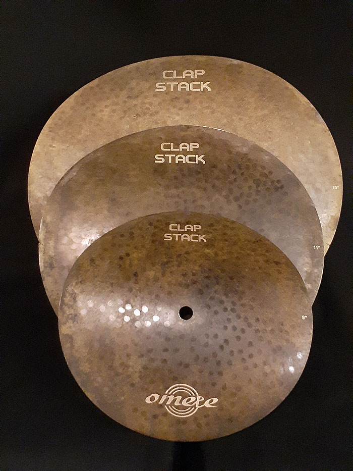 omete cymbals 【奇数サイズCLAP CYMBAL】CLAP STACK FX  9&11&13 SET オメテシンバル サブ画像3