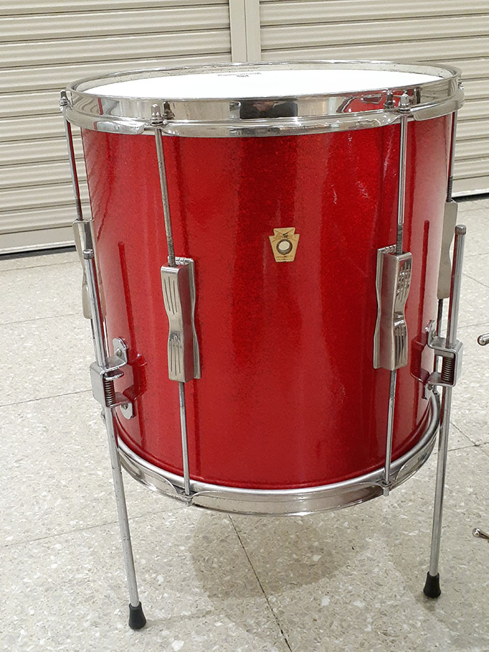 Ludwig 【VINTAGE】65'-66' Club Date 20 12 14 Sparkling Red ラディック サブ画像11