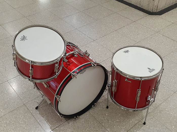 Ludwig 【VINTAGE】65'-66' Club Date 20 12 14 Sparkling Red ラディック サブ画像5