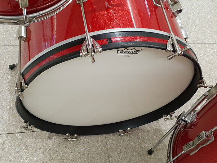 Ludwig 【VINTAGE】65'-66' Club Date 20 12 14 Sparkling Red ラディック サブ画像7