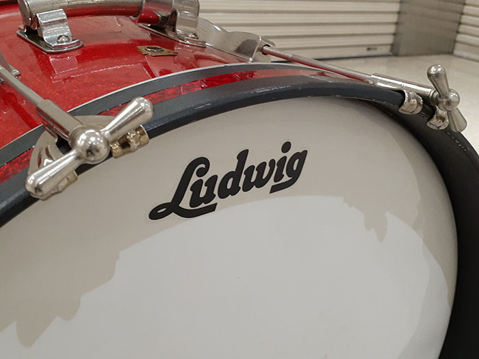 Ludwig 【VINTAGE】65'-66' Club Date 20 12 14 Sparkling Red ラディック サブ画像9