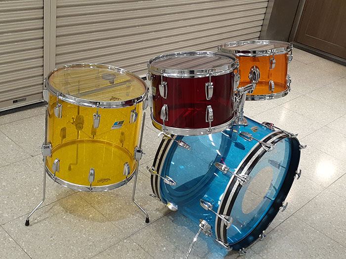 Ludwig 【激レア・VINTAGE】78'-79'  Vistalite Jelly Beans 4点Set 22,12,13,16 ラディック サブ画像1