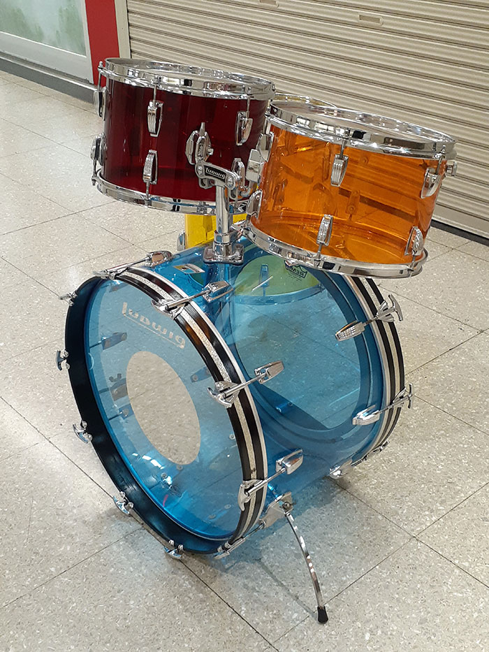 Ludwig 【激レア・VINTAGE】78'-79'  Vistalite Jelly Beans 4点Set 22,12,13,16 ラディック サブ画像2