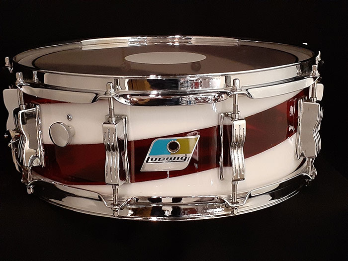 Ludwig 【VINTAGE】78'-79' Vistalite Red&White Spiral 14×5 ラディック