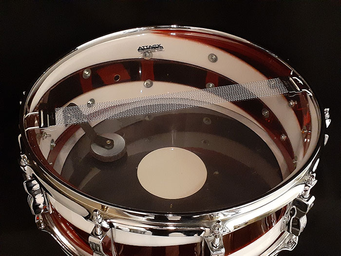 Ludwig 【VINTAGE】78'-79' Vistalite Red&White Spiral 14×5 ラディック サブ画像8