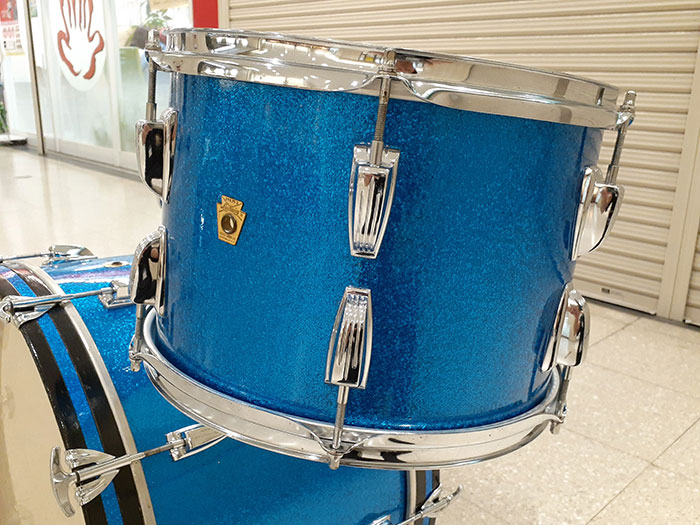 Ludwig 【VINTAGE】66'-68' Super Classic 3点Set 22 13 16 Sparkling Blue ラディック サブ画像7