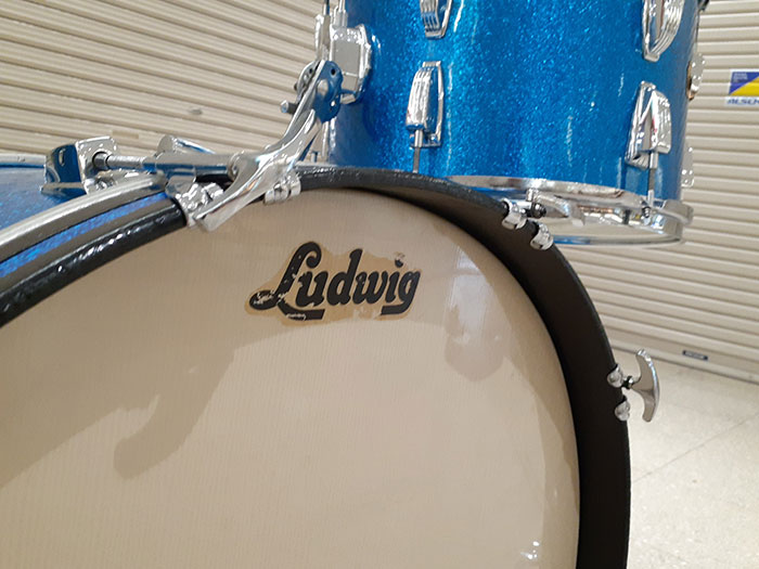 Ludwig 【VINTAGE】66'-68' Super Classic 3点Set 22 13 16 Sparkling Blue ラディック サブ画像9