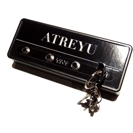 Official ATREYU Jack Rack with 4 keychains 	