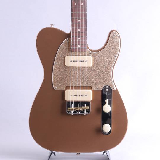 MBS P-90 Telecaster NOS Fire Mist Gold Built by Jason Smith