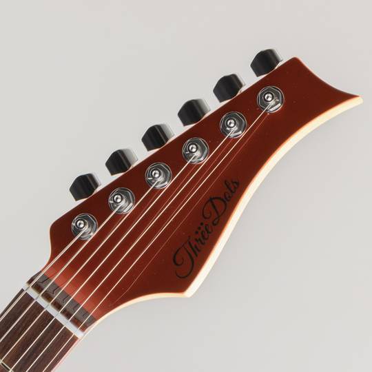 Three Dots Guitars S Sunset Orange/Rosewood スリードッツ サブ画像4