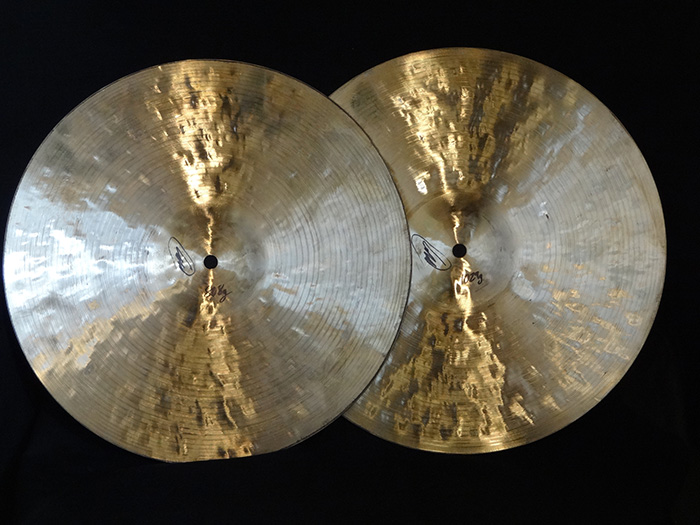 Funch Cymbals Spizzichino Tribute Model 14 Hi hats 808g、1029g ファンチ・シンバル サブ画像5