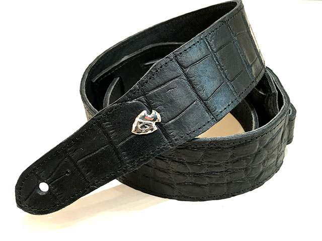 Grande uomo Custom Shop G-Standard Crocodile Black (5cm幅)