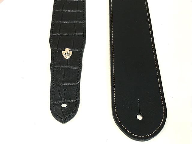 Grande uomo Custom Shop G-Standard Crocodile Black (5cm幅) サブ画像2