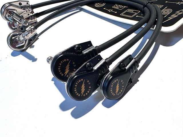 Revelation Cable Revelation Patch Cable MKII 12 ( 約30cm ) 3本SET【Black/Black/Black】 レベレーションケーブル SM2024EF サブ画像1