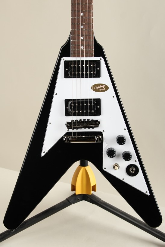 Epiphone Inspired by Gibson Custom Shop Kirk Hammett 1979 Flying V Ebony