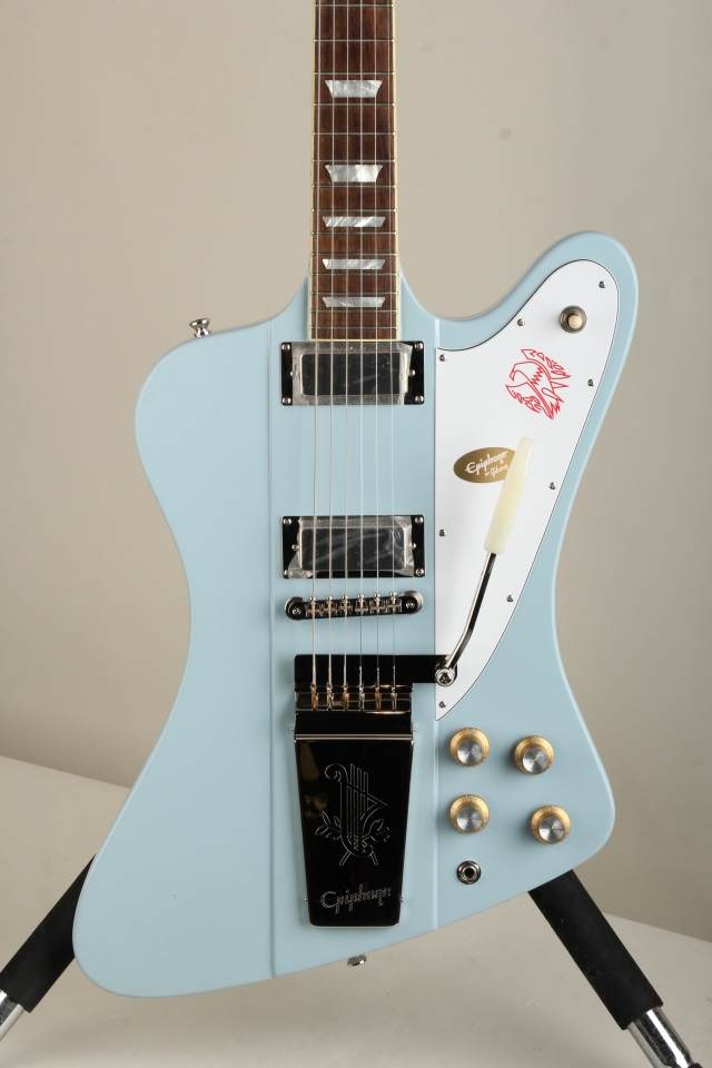 Inspired by Gibson Custom 1963 Firebird V Maestro Vibrola Frost Blue【S/N 2406152297】