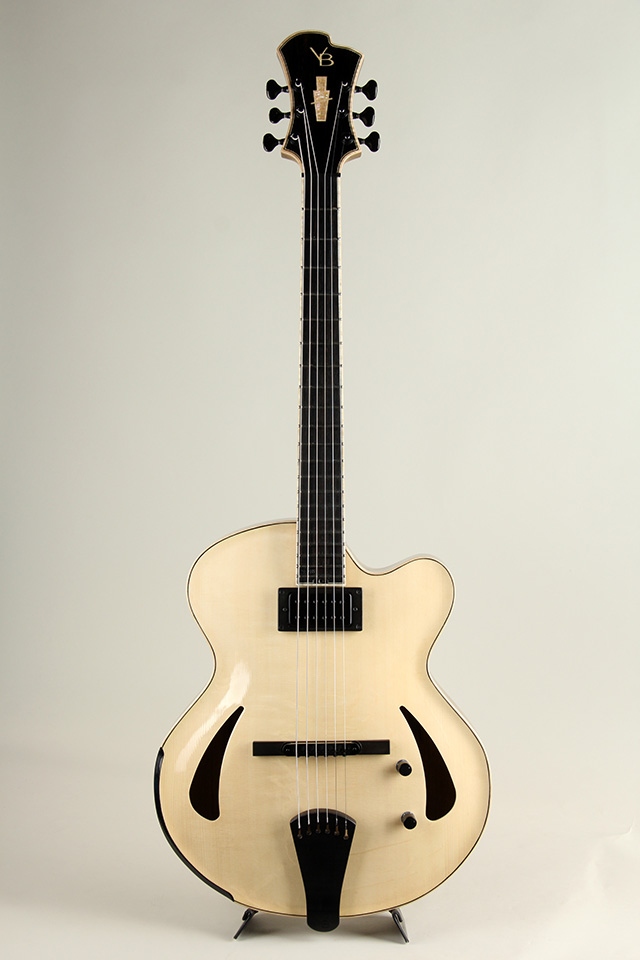 Victor Baker Guitars Model 15 Archtop 1 Pickup Black Limba Natural ヴィクター ベイカー サブ画像1