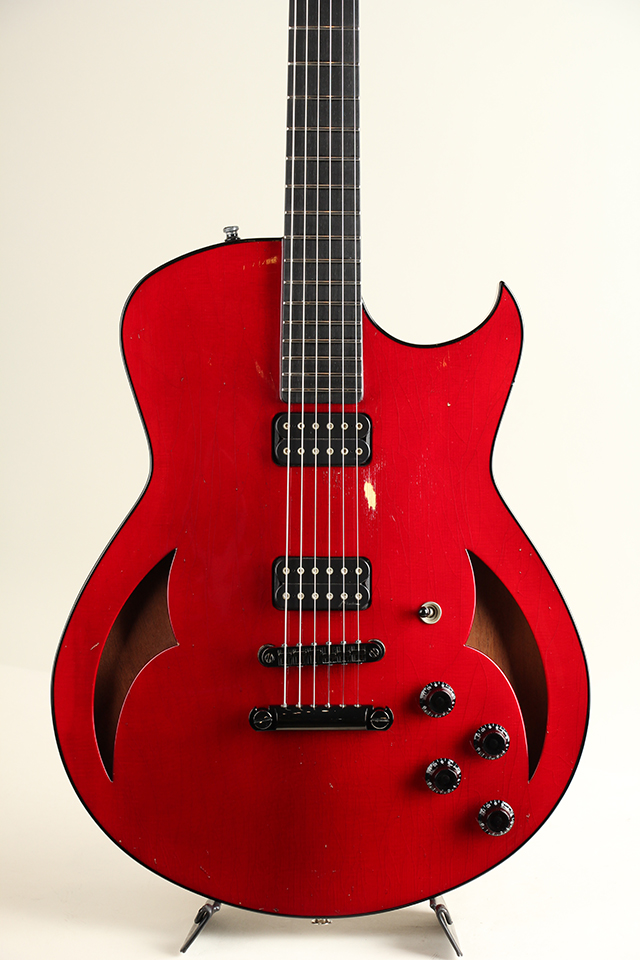 Semi-Hollow Stop Tail piece Red