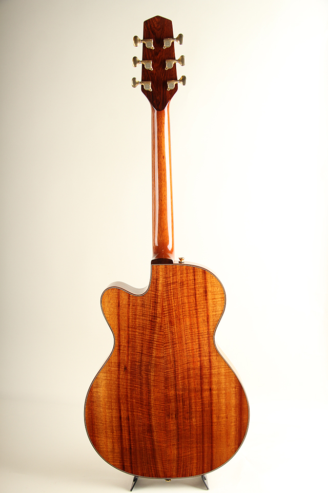 Grimes 15inch Custom Archtop Figured Koa Back /Natural グライムス サブ画像4