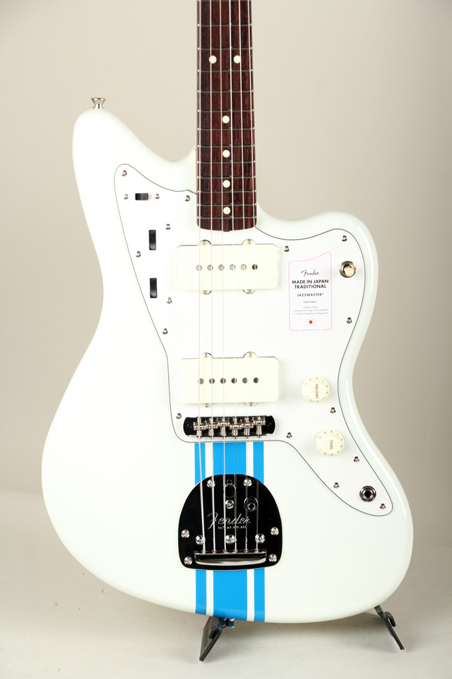 2023 Collection Made in Japan Traditional 60s Jazzmaster Olympic White with Blue Comp