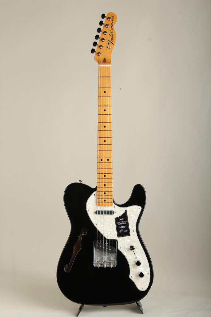 FENDER Vintera II 60s Telecaster Thinline Maple Fingerboard Black 【S/N MX23035367】 フェンダー サブ画像1