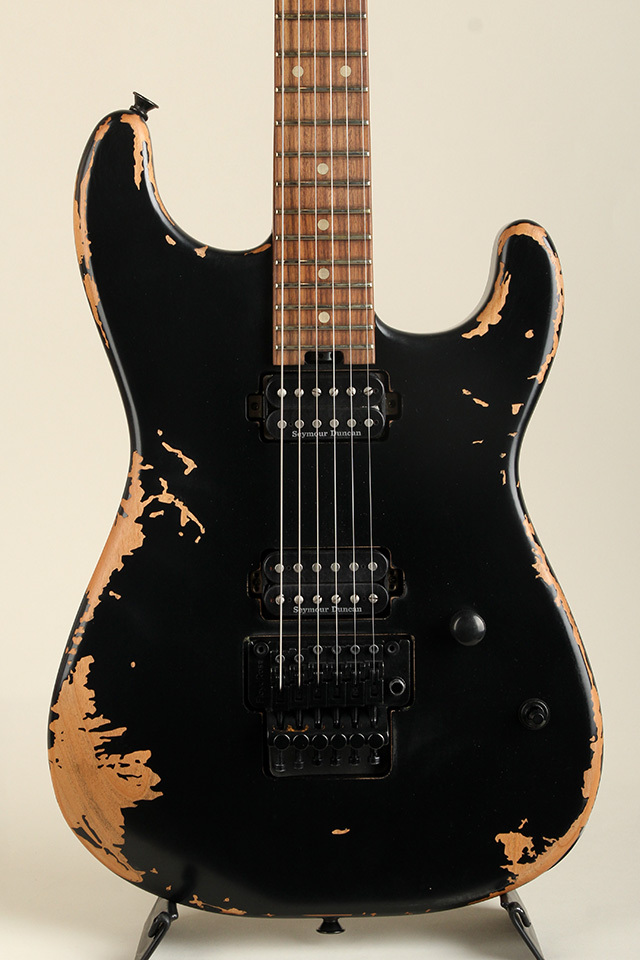 Pro-Mod Relic San Dimas Style 1 HH FR PF, Weathered Black