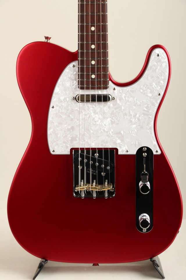 FSR Collection Hybrid II Telecaster Satin Candy Apple Red, with Matching Head Cap