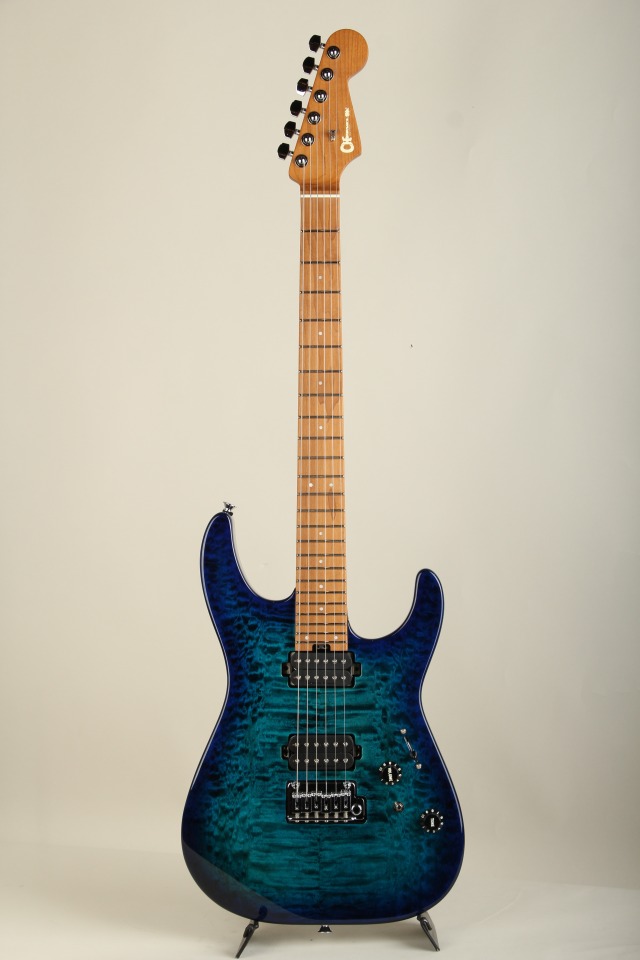 CHARVEL Pro-Mod DK24 HH 2PT CM QM Caramelized Maple Chlorine Burst 【S/N MC24002347】 シャーベル サブ画像1