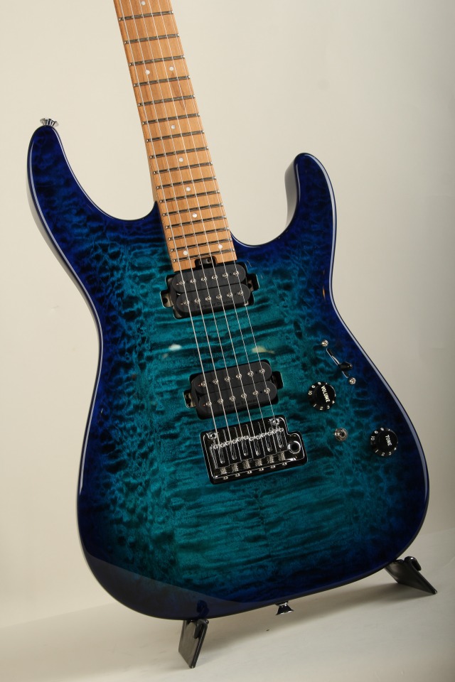 CHARVEL Pro-Mod DK24 HH 2PT CM QM Caramelized Maple Chlorine Burst 【S/N MC24002347】 シャーベル サブ画像8