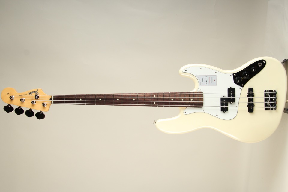 FENDER 2024 Collection Made in Japan Hybrid II Jazz Bass PJ Olympic Pearl【S/N JD24027866】 フェンダー サブ画像1