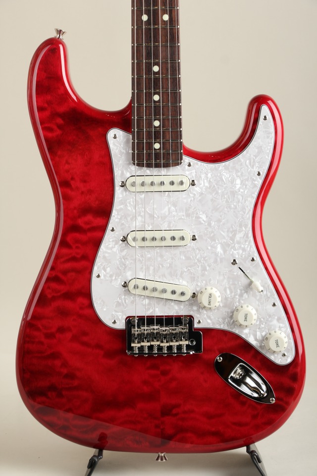 Made in Japan Hybrid II 2024 Collection Stratocaster RW Quilt Red Beryl