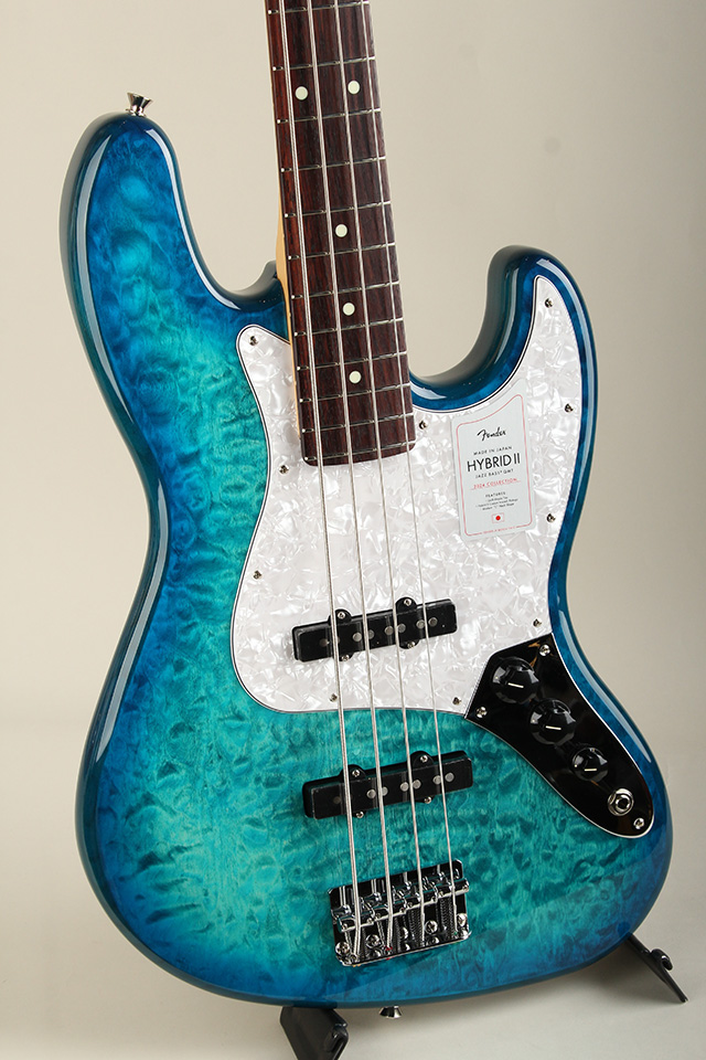 FENDER 2024 Collection Made in Japan Hybrid II Jazz Bass RW Quilt Aquamarine【S/N JD24020179】 フェンダー サブ画像8