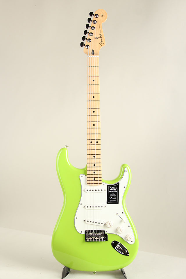 FENDER Limited Player Stratocaster MN Electron Green フェンダー サブ画像1