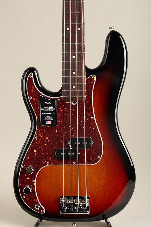 American Professional II Precision Bass 3-Color Sunburst Left-Hand