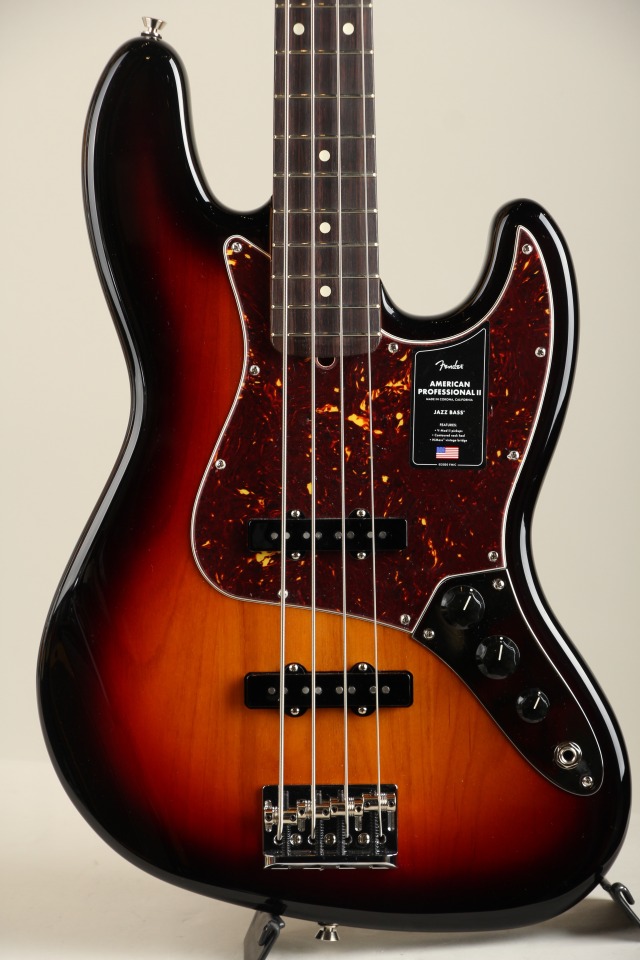 American Professional II Jazz Bass RW 3-Color Sunburst