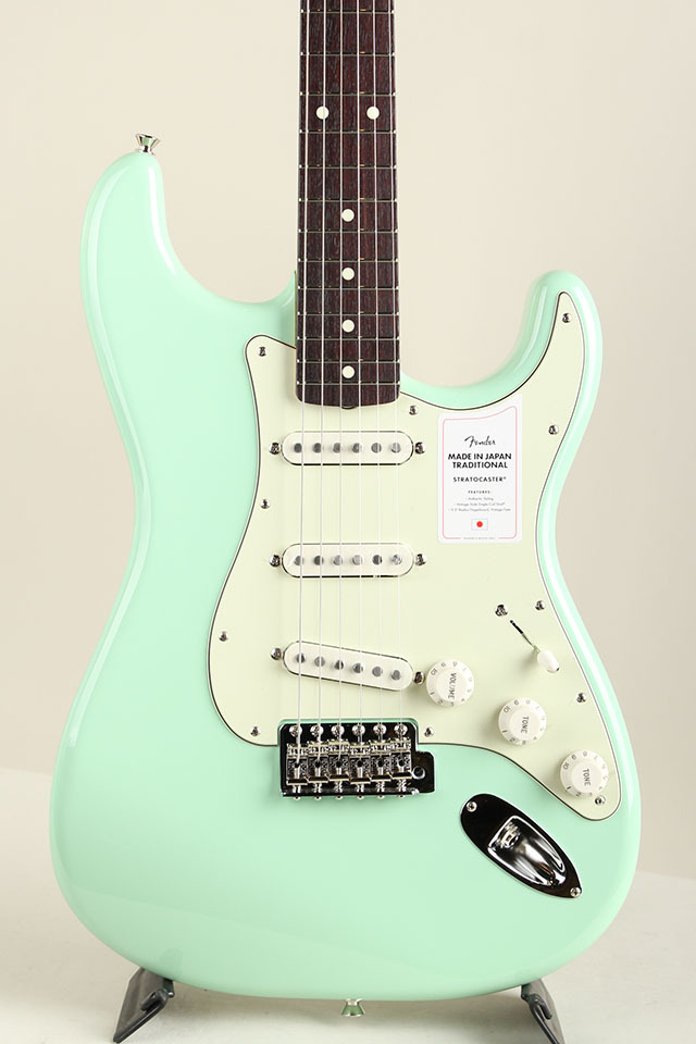 Made in Japan Traditional 60s Stratocaster RW Surf Green