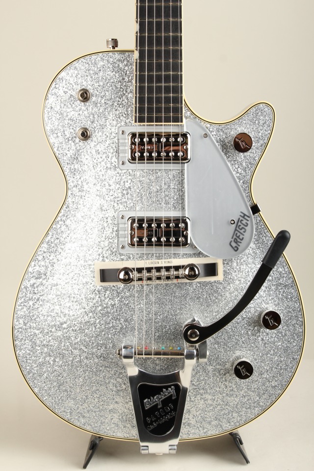 G6129T-59 Vintage Select '59 Silver Jet with Bigsby Silver Sparkle
