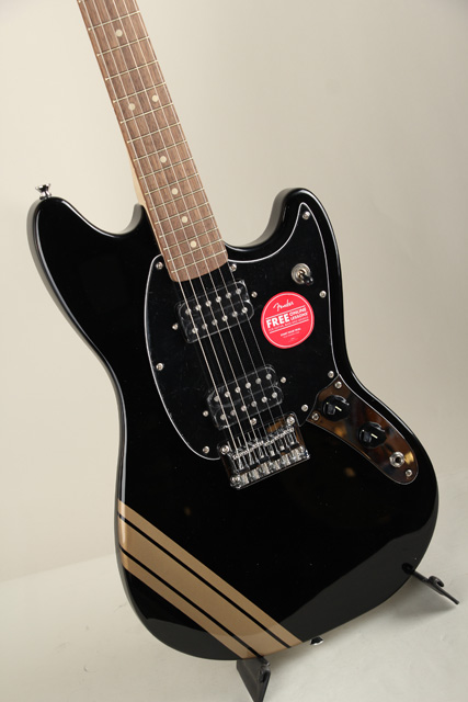 SQUIER FSR Bullet Competition Mustang HH Black with Shoreline Gold スクワイヤー サブ画像8
