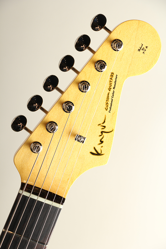 K.Nyui Custom Guitars  KNST Brazilian Rosewood Fingerboard / Olympic Wihte 乳井 サブ画像7