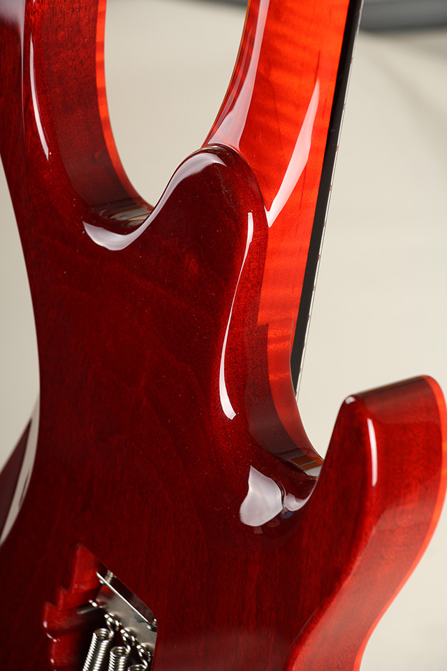 Marchione Guitars Set Neck Carve Top 1pcs Figured Maple H/S/H Left Hand Cherry Sunburst マルキオーネ　ギターズ サブ画像6