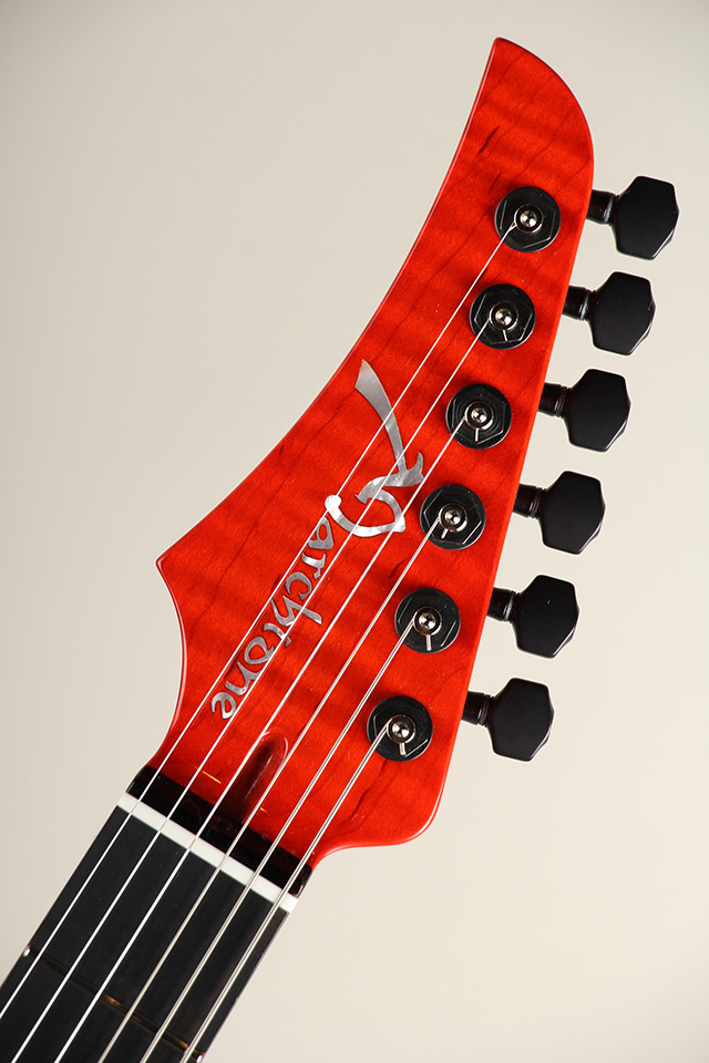 Marchione Guitars Set Neck Carve Top 1pcs Figured Maple H/S/H Left Hand Cherry Sunburst マルキオーネ　ギターズ サブ画像9