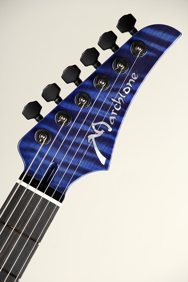 Marchione Guitars Set Neck Carve Top 1pcs Figured Maple African Mahogany H/S/H Trans Blue【サウンドメッセ出展予定商品】 マルキオーネ　ギターズ SM2024 サブ画像8