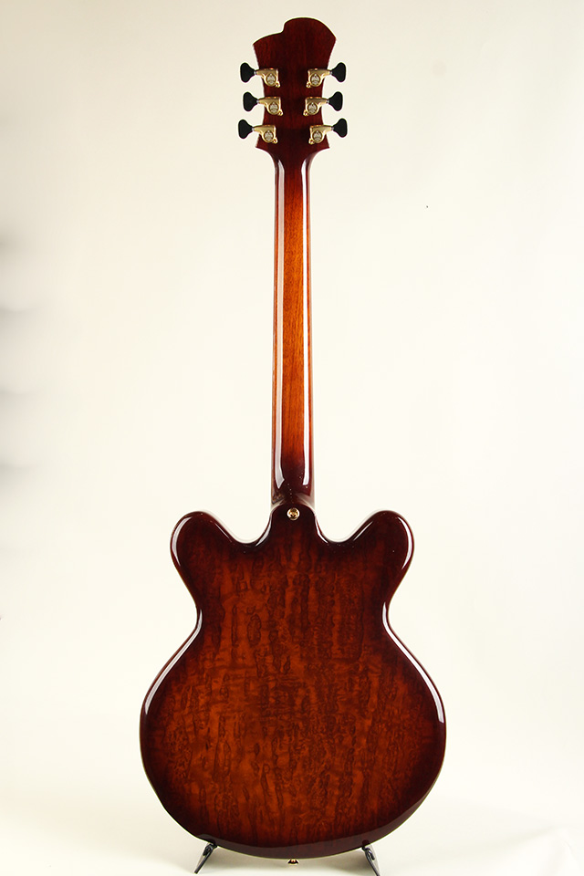 Victor Baker Guitars Model 35 Chambered Semi-hollow Xotic Figured Maple veneer face ヴィクター ベイカー サブ画像4